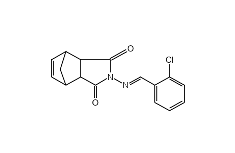 N-[(o-chlorobenzylidene)amino]-5-norbornene-2,3-dicarboximide