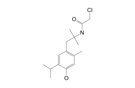 2-Chloro-N-(1-(4-hydroxy-5-isopropyl-2-methylphenyl)-2-methylpropan-2-yl)acetamide