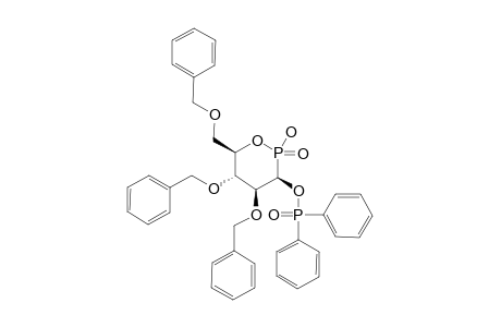 (2S,3R,4S,5S,6R)-4,5-bis-(Benzyloxy)-6-[(benzyloxy)-methyl]-2-hydroxy-2-oxido-1,2-oxaphosphinan-3-yl-diphenyl-phosphinate