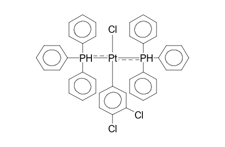 TRANS-BIS(TRIPHENYLPHOSPHINE)(3,4-DICHLOROPHENYL)CHLOROPLATINA