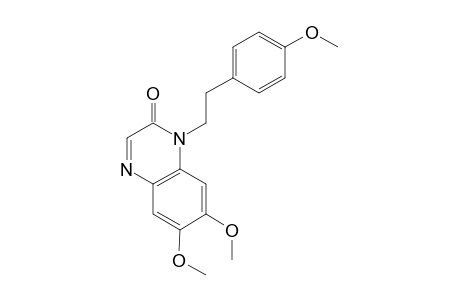 6,7-dimethoxy-1-(p-methoxyphenethyl)-2(1H)-quinoxalinone