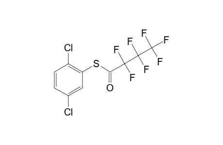 2,5-Dichlorobenzenethiol, S-heptafluorobutyryl-