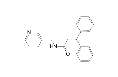 3,3-diphenyl-N-(3-pyridinylmethyl)propanamide