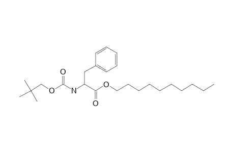 L-Phenylalanine, N-neopentyloxycarbonyl-, decyl ester