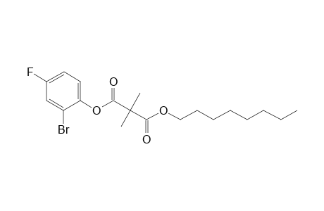 Dimethylmalonic acid, 2-bromo-4-fluorophenyl octyl ester