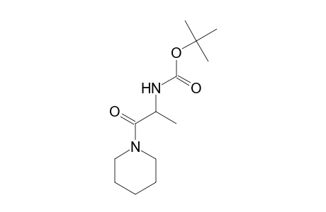 Carbamic acid, N-(1-oxo-1-piperidinopropan-2-yl)-, t-butyl ester