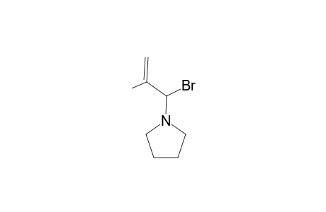 N-[1'-Bromo-2-methyl-2'-propen-1'-yl]pyrrolidine