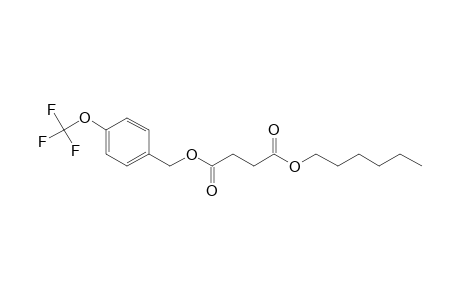 Succinic acid, hexyl 4-trifluoromethoxybenzyl ester