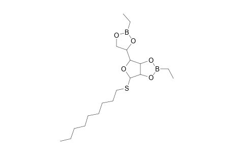 beta-D-MANNOFURANOSIDE, 1-THIO-NONYL-2,3:5,6-DI-O-ETHYLBORANDIYL-