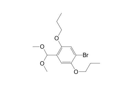 1-Bromo-4-dimethoxymethyl-2,5-dipropoxybenzol