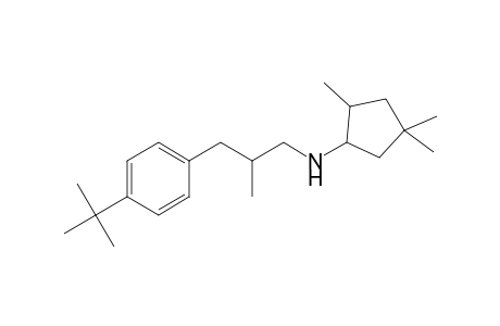 Benzenepropanamine, 4-(1,1-dimethylethyl)-beta-methyl-N-(2,4,4-trimethylcyclopentyl)-