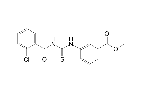 m-[3-(o-chlorobenzoyl)-2-thioureido]benzoic acid, methyl ester