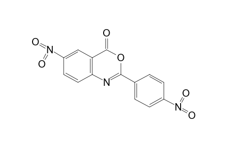 6-nitro-2-(p-nitrophenyl)-4H-3,1-benzoxazin-4-one