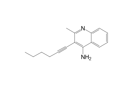 3-(1-Hexynyl)-2-methyl-4-quinolinylamine