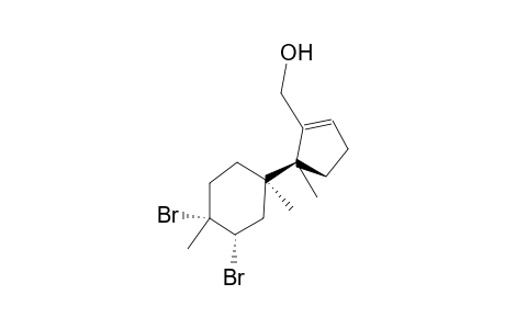 REARRANGEMENT PRODUCT FROM 9beta,10alpha-DIBROMO-12,13-EPOXY-TRICHODIENE