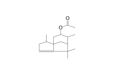 9a-Acetoxy-2,6,6,8a-tetramethyl-tricyclo(5.3.1/1,7/.0/1,5/)undec-4-ene