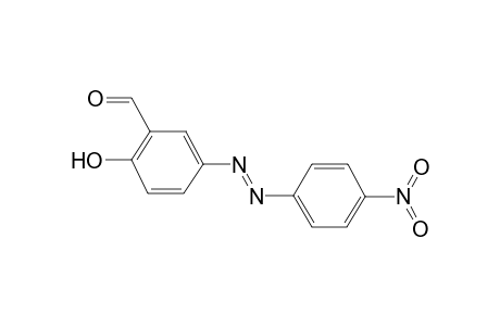 2-Hydroxy-5-[(E)-(4-nitrophenyl)diazenyl]benzaldehyde