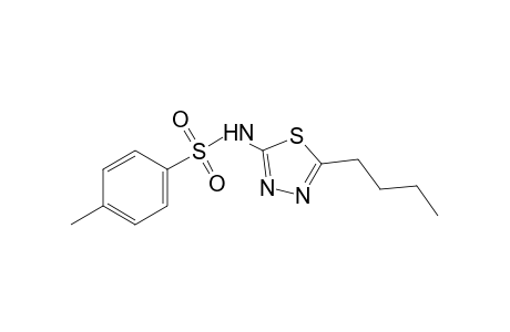 N-(5-butyl-1,3,4-thiadiazol-2-yl)-p-toluenesulfonamide