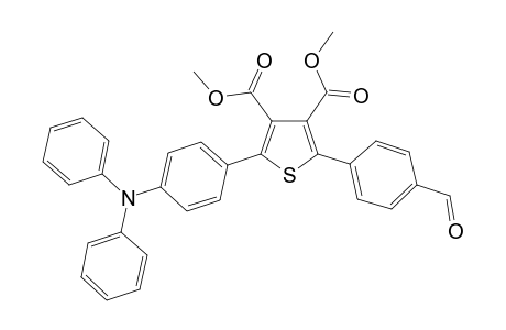 Dimethyl 2-(4-(diphenylamino)phenyl)-5-(4-formylphenyl)thiophene-3,4-dicarboxylate