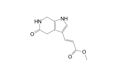 3-(2-METHOXY-CARBONYL-ETHENYL)-4,7-DIHYDRO-1H-PYRROLO-[2,3-C]-PYRIDIN-5(6H)-ONE