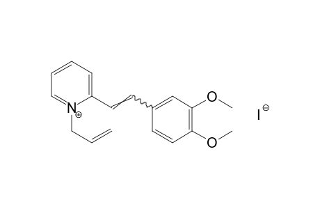 1-allyl-2-(3,4-dimethoxystyryl)pyridinium iodide
