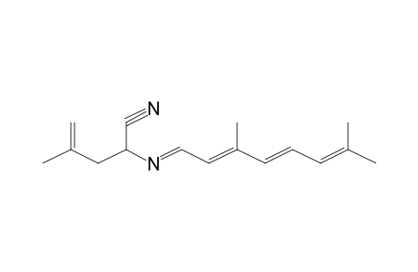 2-(3,7-Dimethyl-octa-2,4,6-trienylideneamino)-4-methyl-pent-4-enenitrile