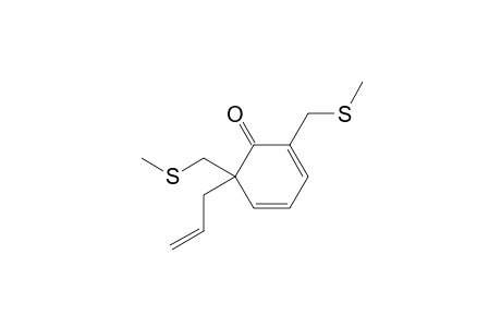 2,6-bis(methylsulfanylmethyl)-6-prop-2-enyl-cyclohexa-2,4-dien-1-one