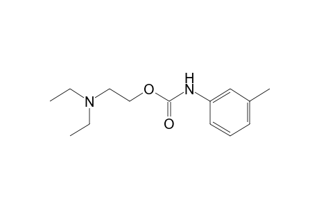 2-(diethylamino)ethanol, m-methylcarbanilate (ester)