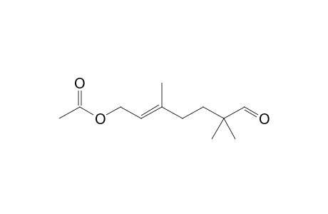 (2E)-1-O-Acetyl-3,6-dimethyl-6-formyl-2-hepten-1-ol