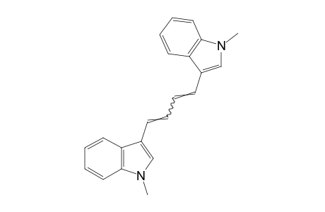 3,3'-(1,3-butadienylene)bis[1-methylindole]