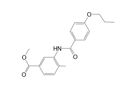 Methyl 4-methyl-3-[(4-propoxybenzoyl)amino]benzoate