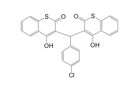 3,3'-(p-CHLOROBENZYLIDENE)BIS[4-HYDROXY-1-THIOCOUMARIN]