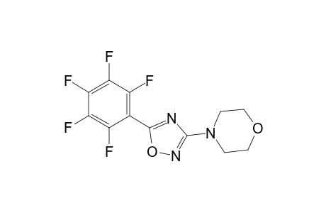 3-(N-Morpholinyl)-5-(pentafluorophenyl)-1,2,4-oxadiazole