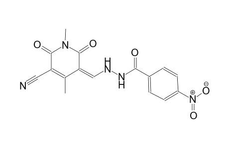 benzoic acid, 4-nitro-, 2-[(Z)-(5-cyano-1,6-dihydro-1,4-dimethyl-2,6-dioxo-3(2H)-pyridinylidene)methyl]hydrazide