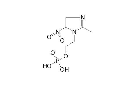 2-methyl-5-nitroimidazole-1-ethanol, dihydrogen phosphate (ester)
