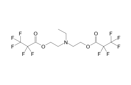 Ethyldiethanolamine, bis(pentafluoropropionate)