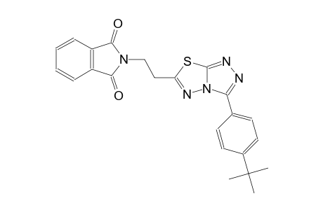 2-{2-[3-(4-tert-butylphenyl)[1,2,4]triazolo[3,4-b][1,3,4]thiadiazol-6-yl]ethyl}-1H-isoindole-1,3(2H)-dione