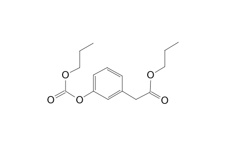 2-(3-(N-Propyloxycarbonyl)oxyphenyl)acetic acid, N-propyl ester