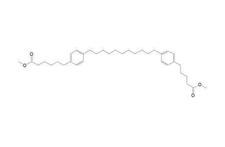 METHYL-6-(4-[11-(4-[4-(METHOXYCARBONYLBUTYL)-PHENYL]-UNDECYL)-PHENYL]-HEXANOATE
