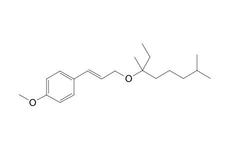 (E)-1-(3-((3,7-dimethyloctan-3-yl)oxy)prop-1-en-1-yl)-4-methoxybenzene