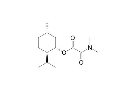 D-menthyl-N,N-dimethyloxamate