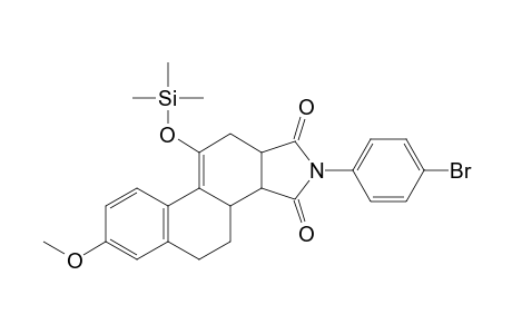 (8-BETA,13-BETA,14-BETA)-16-(4-BROMOPHENYL)-3-METHOXY-11-TRIMETHYLSILOXY-18-NOR-16-AZAESTRA-1,3,5(10),9(11)-TETRAENE-15,17-DIONE