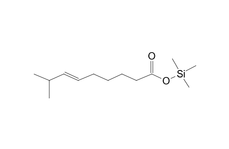 (6E)-8-Methyl- 6-nonenoic acid, tms derivative