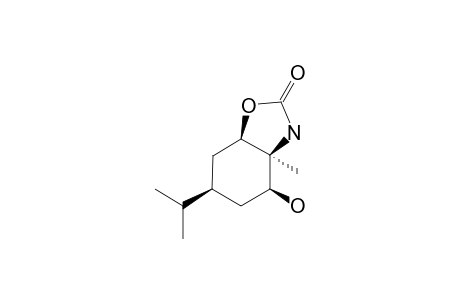 (3AS,4S,6R,8AR)-4-HYDROXY-6-ISOPROPYL-3A-METHYL-HEXAHYDRO-BENZOOXAZOL-2-ONE