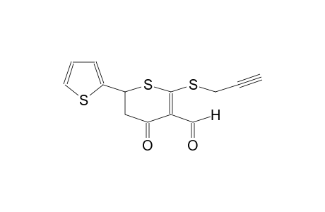 4-keto-2-(propargylthio)-6-(2-thienyl)-5,6-dihydrothiopyran-3-carbaldehyde