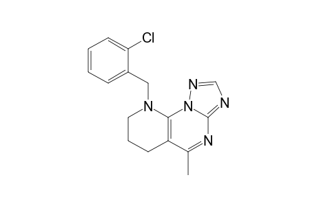 9-(o-chlorobenzyl)-5-methyl-6,7,8,9-tetrahydropyrido[3,2-e][1,2,4]triazolo[1,5-a]pyrimidine