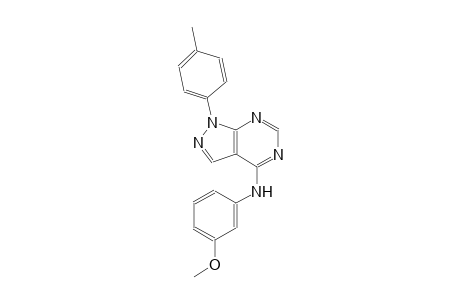 N-(3-methoxyphenyl)-1-(4-methylphenyl)-1H-pyrazolo[3,4-d]pyrimidin-4-amine