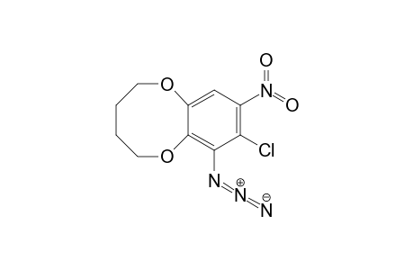 7-Azido-8-chloranyl-9-nitro-2,3,4,5-tetrahydro-1,6-benzodioxocine