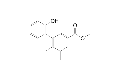 methyl 4-(2-hydroxyphenyl)-5,6-dimethyl-hepta-2,4-dienoate