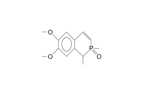 cis-1,2-Dihydro-6,7-dimethoxy-1,2-dimethyl-isophosphinoline 2-oxide